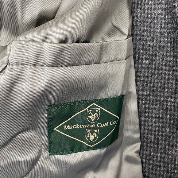 Vintage Mackenzie Coat Company Full Zip Wool Blend Coat Size 42 Regular EUC - Picture 9 of 10